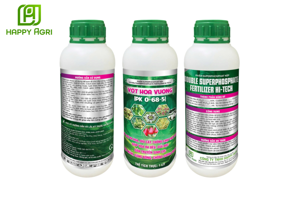 Thông tin chung Phân bón SUPERPHOSPHATE KÉP HI-TECH Hiệu VỌT HOA VƯƠNG PK 0-68-5 