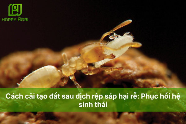Cách cải tạo đất sau dịch rệp sáp hại rễ: Phục hồi hệ sinh thái