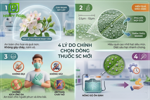 Phân tích 4 ưu điểm nổi bật của dạng thuốc SC