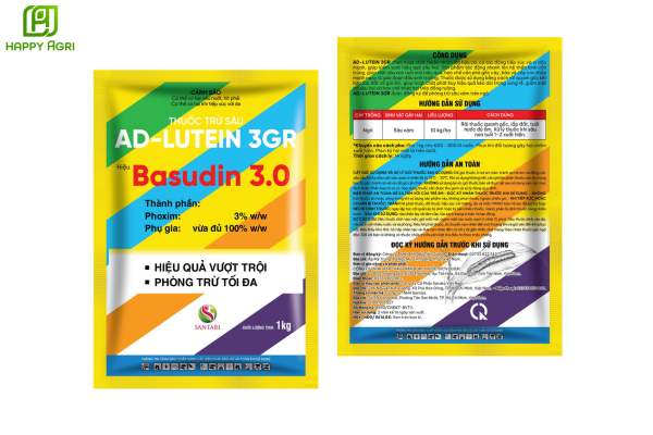 THUỐC TRỪ SÂU AD-LUTEIN 3GR HIỆU BASUDIN 3.0
