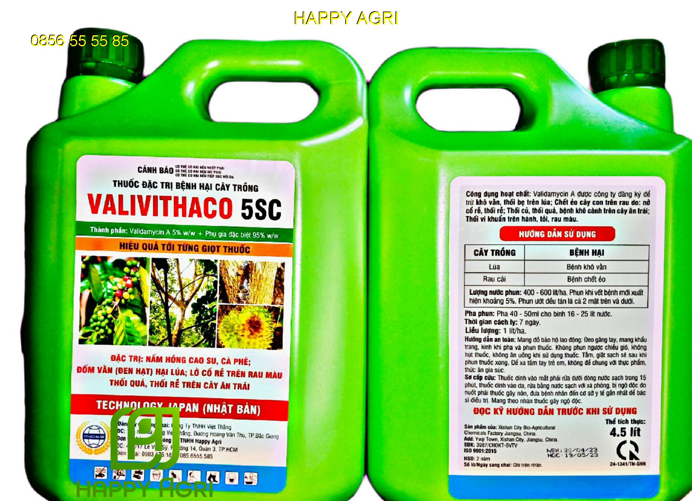 VALIVITHACO 5SC - thuốc đặc trị bệnh hại cây trồng