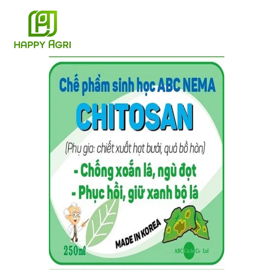 Chế phẩm sinh học ABC NEMA- CHITOSAN (Chống xoắn lá, ngù đọt)