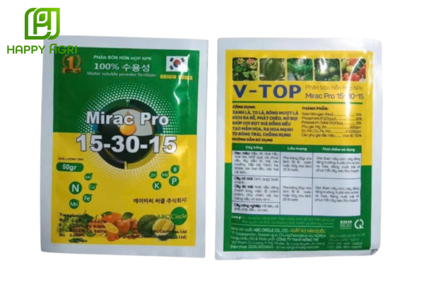 Thông tin Phân bón hỗn hợp NPK Micro Pro 15-30-15