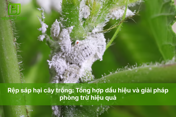 Rệp sáp hại cây trồng: Tổng hợp dấu hiệu và giải pháp phòng trừ hiệu quả
