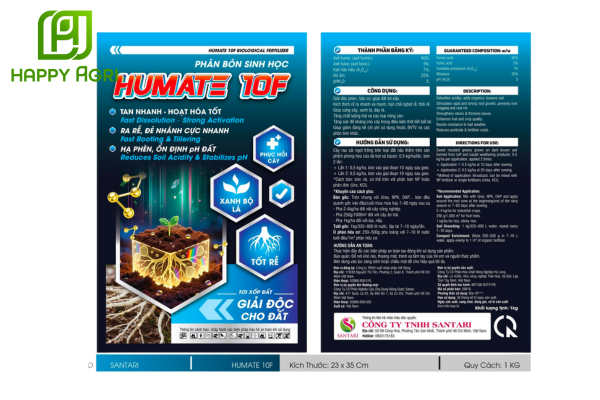 PHÂN BÓN SINH HỌC HUMATE 10F