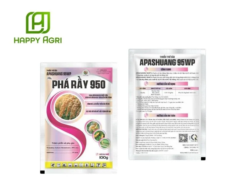 Thuốc trừ sâu APASHUANG 95WP hiệu PHÁ RẦY 950