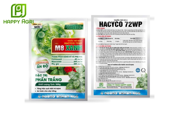 Thuốc trừ bệnh HACYCO 72WP Hiệu M8 XANH