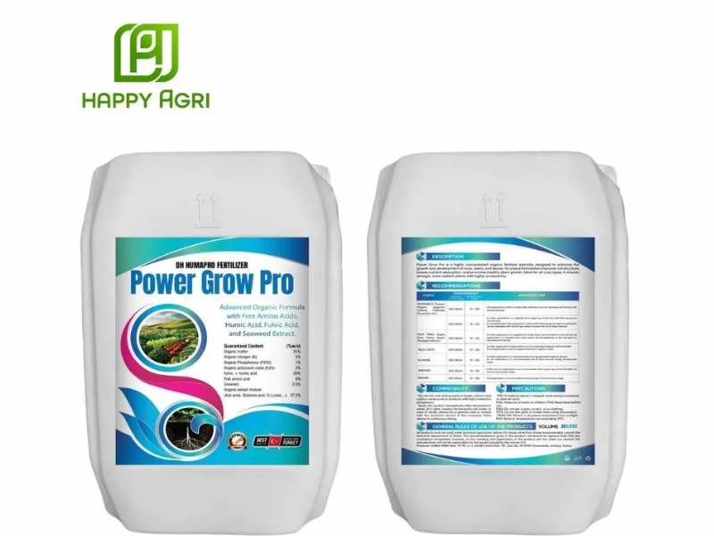 Phân bón hữu cơ DH HUMAPRO POWER GROW PRO giúp cây hấp thụ kali dễ dàng