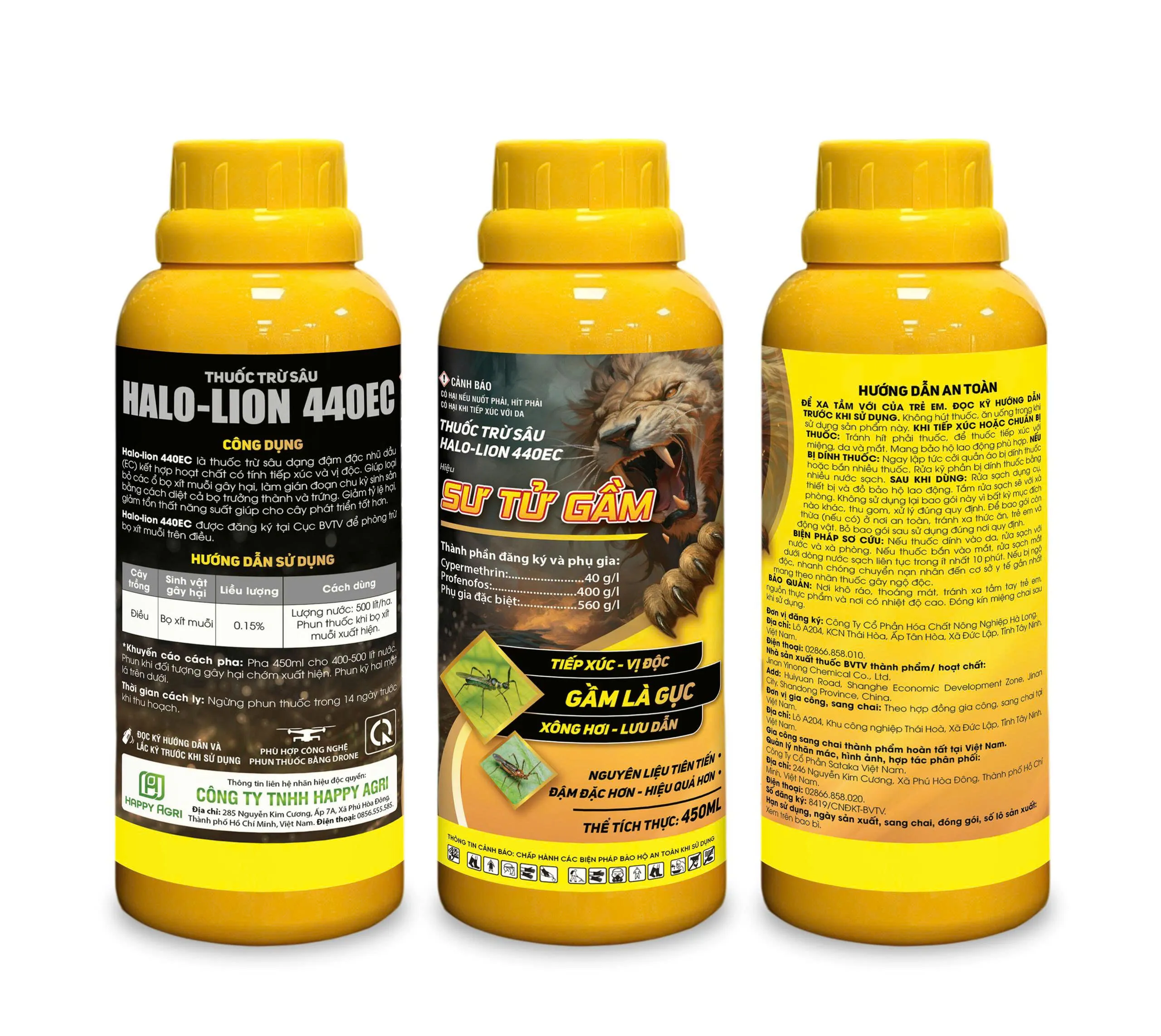 THUỐC TRỪ SÂU HALO-LION 440EC HIỆU SƯ TỬ GẦM