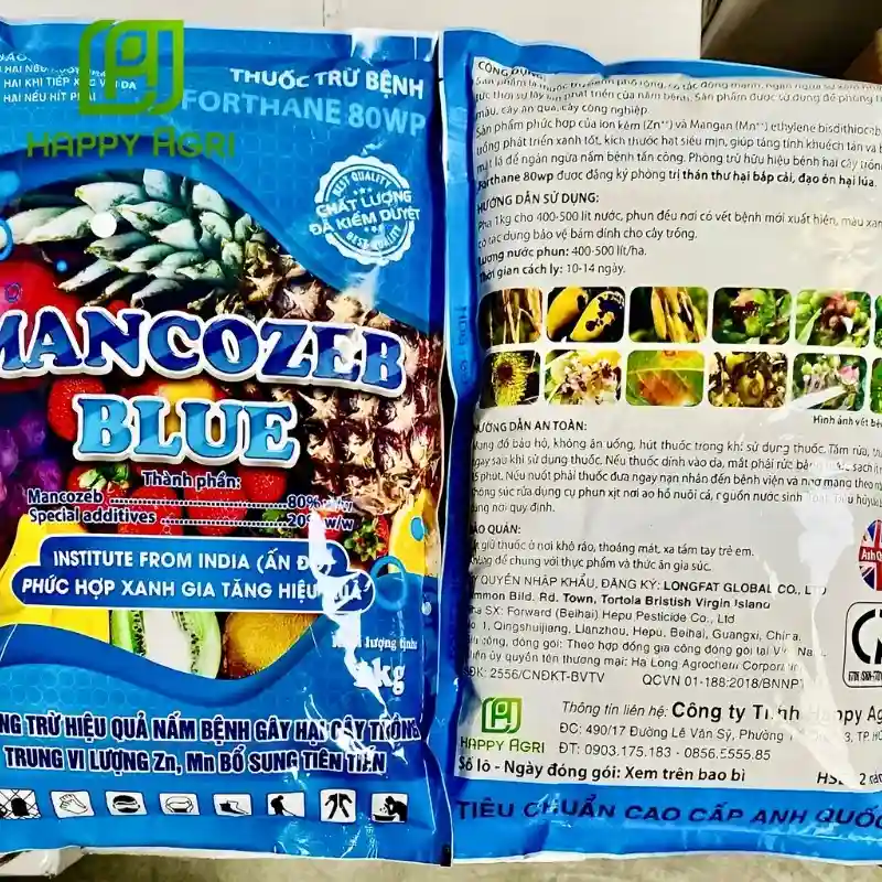 Thuốc trừ bệnh Forthane 80WP Hiệu Mancozeb Blue