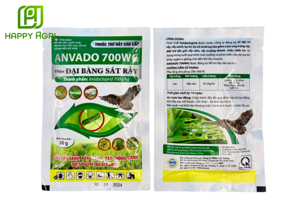 Thuốc Trừ Rầy ANVADO 700WG Hiệu ĐẠI BÀNG SÁT RẦY
