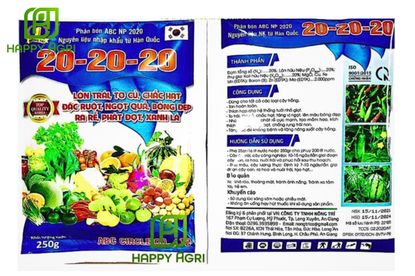 Thông tin Phân bón ABC NP 2020 