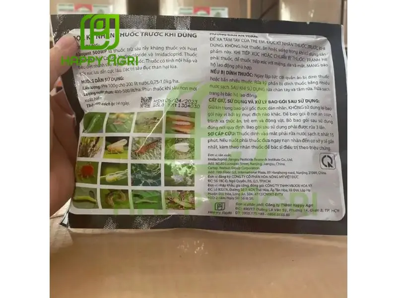 Thuốc trừ sâu Abagent 500wp Hiệu Badan Gold