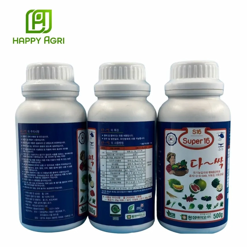Dassak 500G giúp bổ sung trung - vi lượng thiết yếu, tăng cường quang hợp, chống rụng hoa và trái non