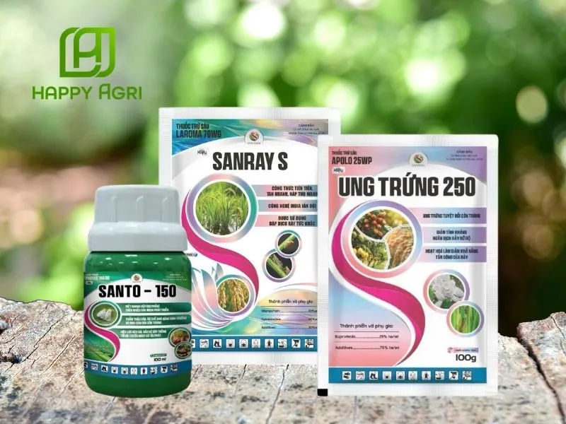 Các sản phẩm diệt sâu rêp hiệu quả của Happy Agri