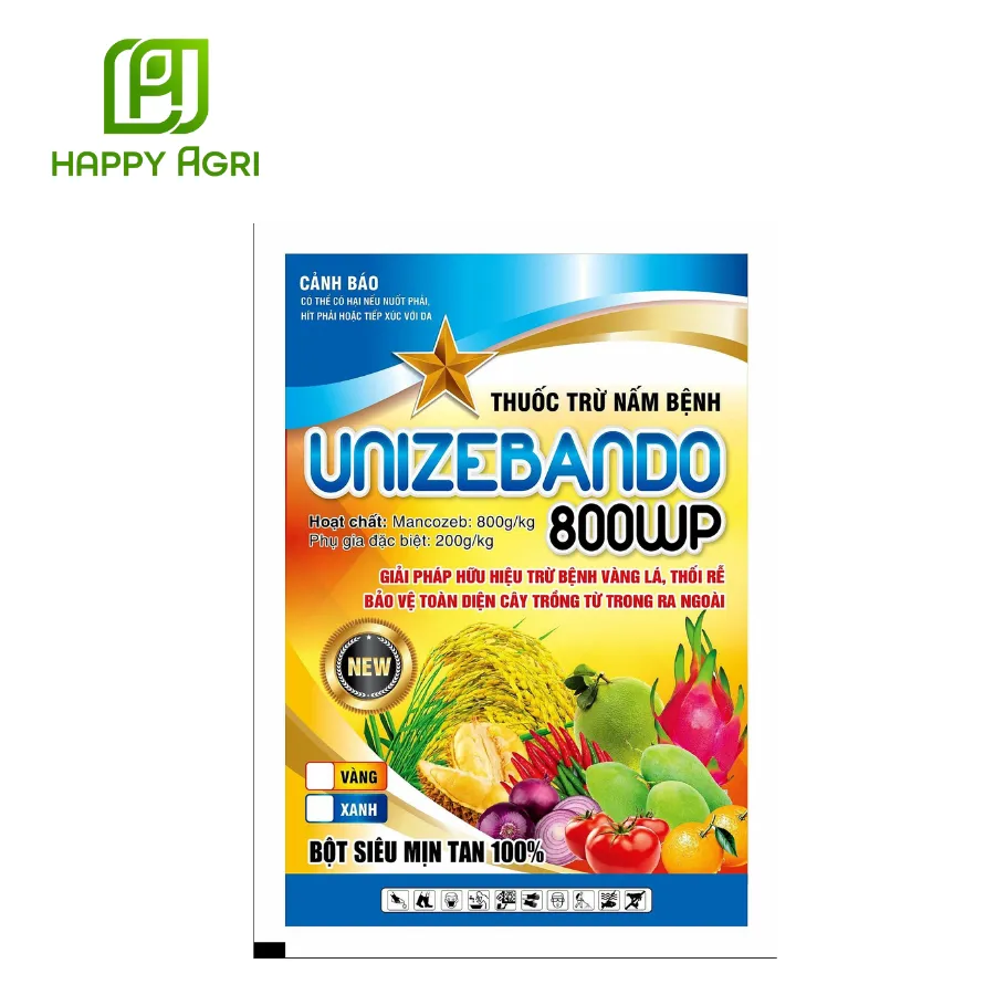Thuốc trừ nấm bệnh Unizebando 800 WP