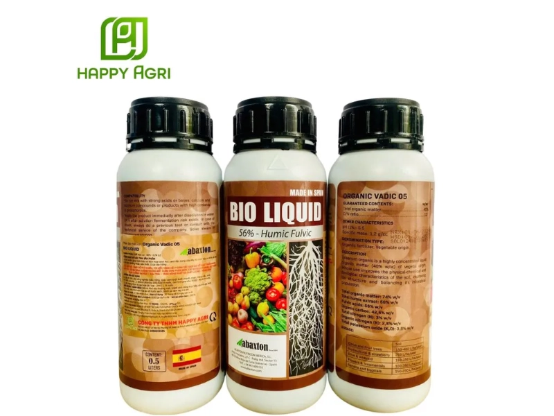 Phân bón hữu cơ BIO LIQUID để cải thiện cấu trúc đất và tăng khả năng giữ nước, dinh dưỡng