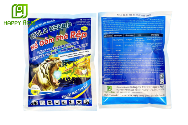 Thông tin chung về thuốc trừ sâu Atylo 650WP hiệu Hổ Gầm Phá Rệp