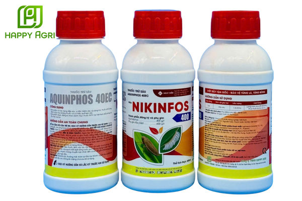 Thuốc trừ sâu Aquinphos 40ec hiệu nikinfos 400 tiêu diệt sâu hại hiệu quả
