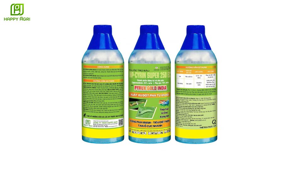 THUỐC TRỪ SÂU NP-CYRIN SUPER 250EC HIỆU PYRUX GOLD INDIA
