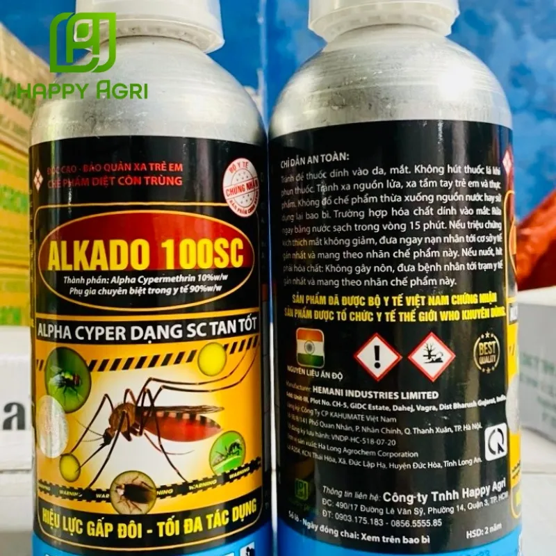 tìm hiểu về chế phẩm diệt côn trùng alkado 100sc