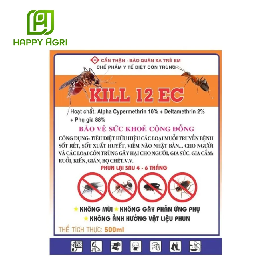 Hóa chất diệt côn trùng KILL 12 EC