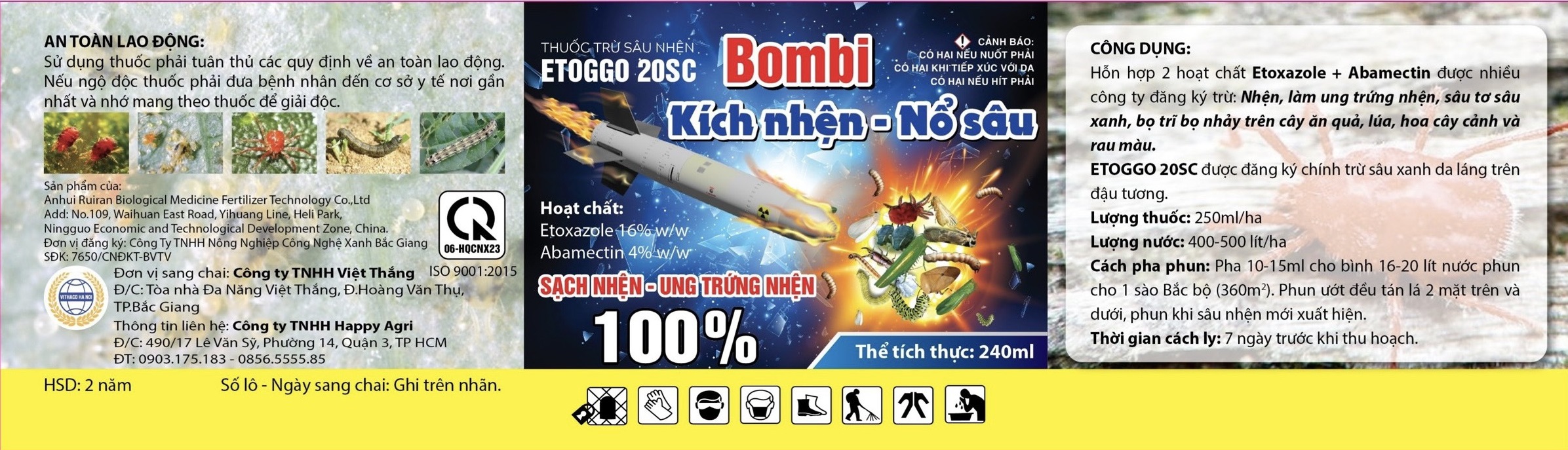 BOMBI - thuốc trừ sâu nhện ETOGGO 20SC