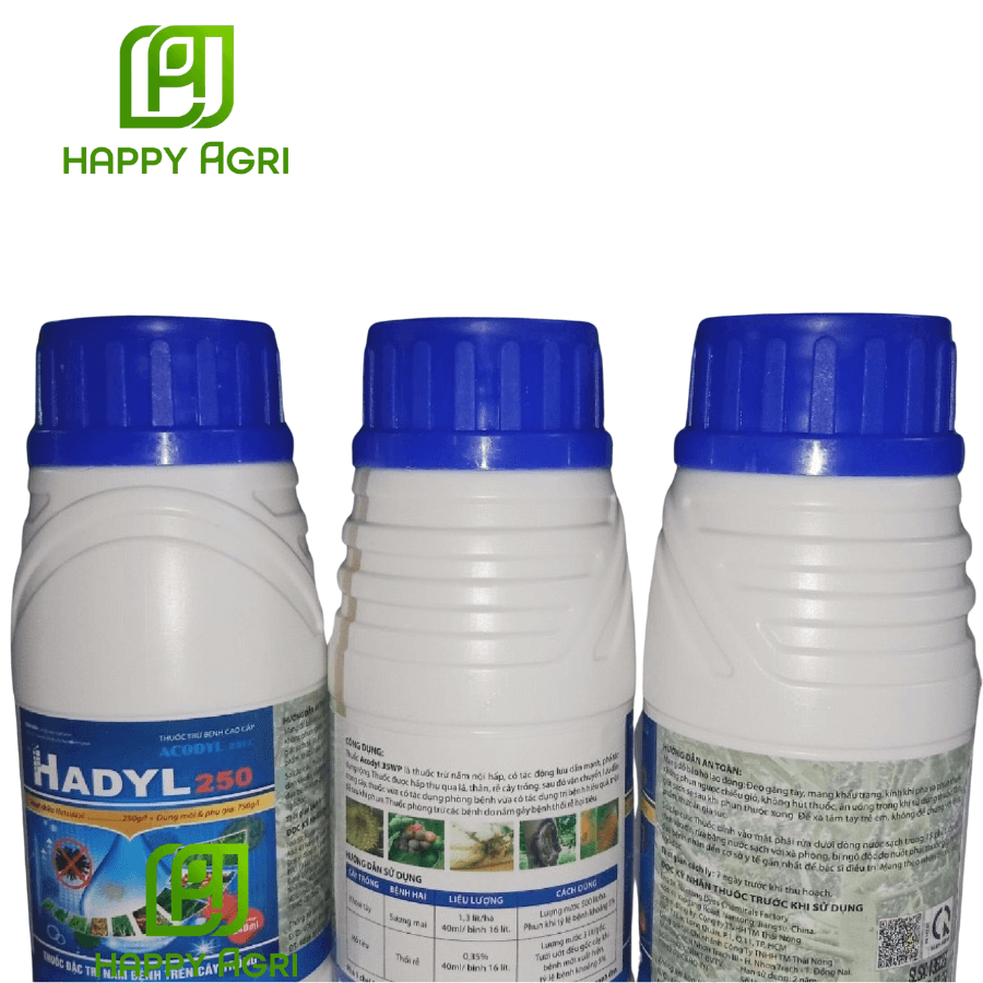 Hadyl 250 - thuốc trừ bệnh cao cấp, đặc trị nấm bệnh trên cây trồng