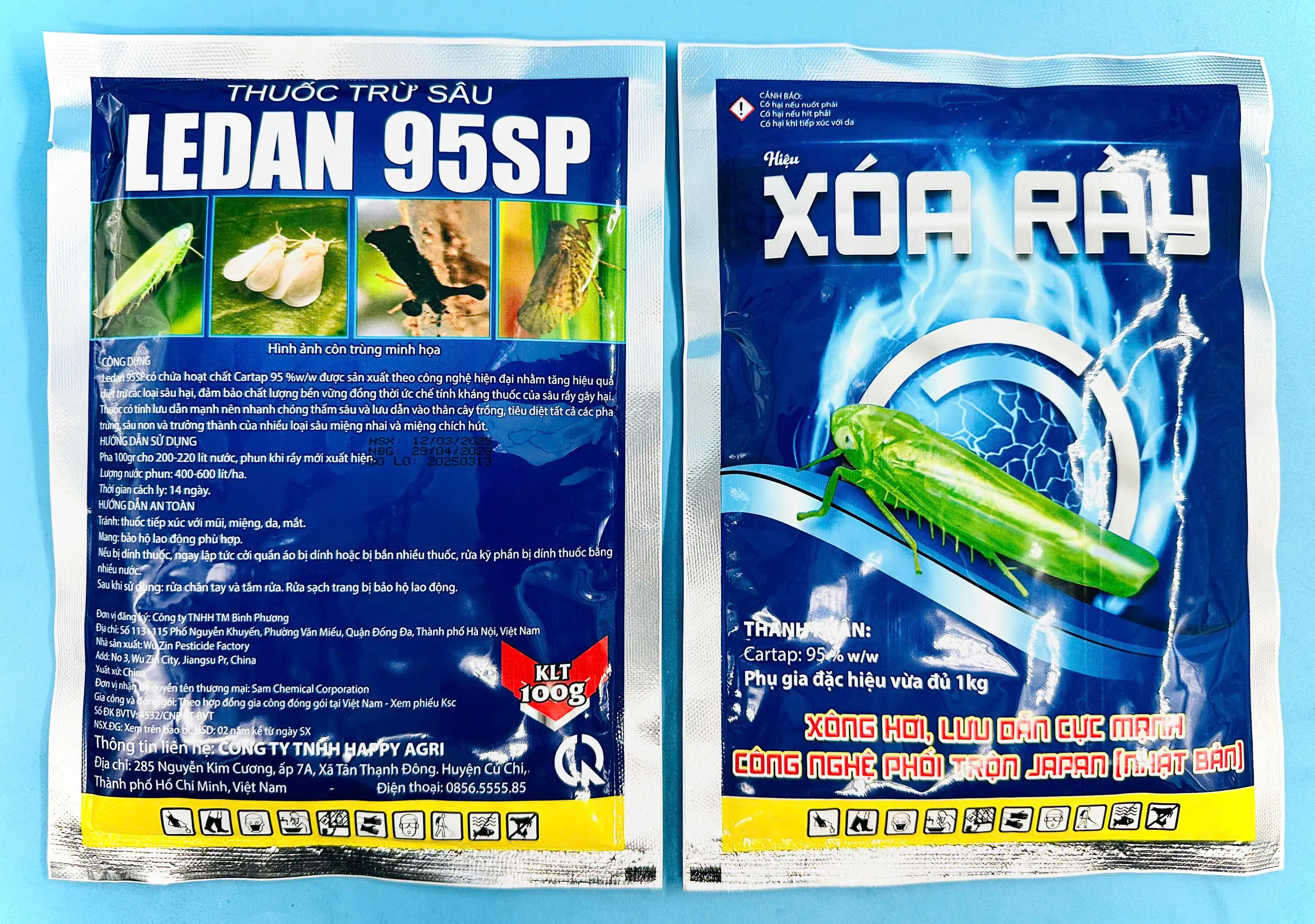 Thuốc Trừ Sâu LEDAN 95SP Nhãn Hiệu Xoá Rầy 100G