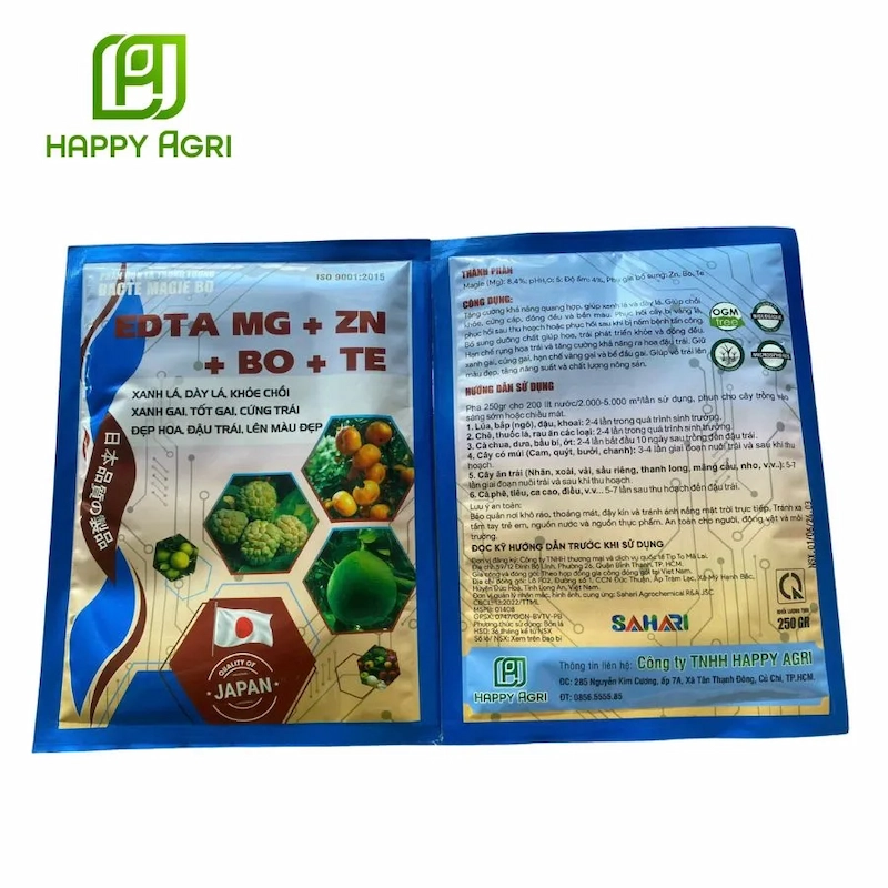 Phân bón trung lượng EDTA Mg Zn Bo + TE
