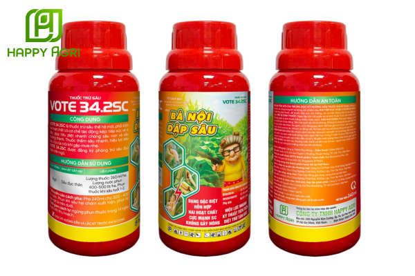 Thông tin chung về Thuốc trừ sâu VOTE 34.2SC Hiệu BÀ NỘI DẬP SÂU