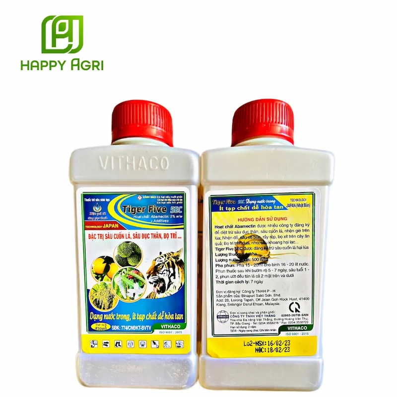 Thuốc trừ sâu TIGER FIVE 5EC giúp kiểm soát dịch hại hiệu quả 