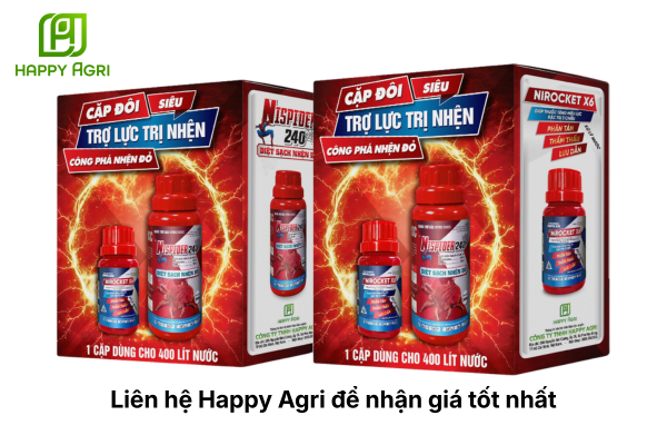 Review bộ đôi trợ lực "công phá" nhện đỏ: Nispider 240SC + Nirocket X6