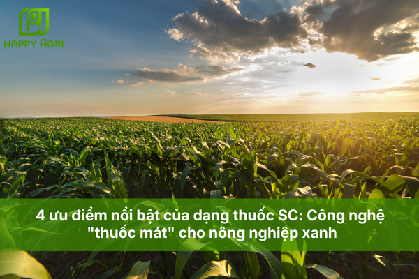 4 ưu điểm nổi bật của dạng thuốc SC: Công nghệ "thuốc mát" cho nông nghiệp xanh