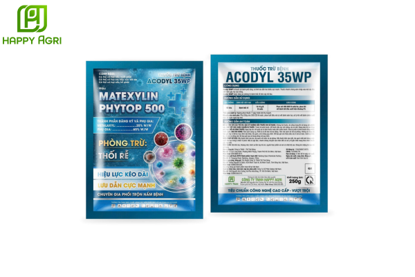 Thông tin chung về Thuốc trừ bệnh ACODYL 35WP Hiệu MATEXYLIN PHYTOP 500