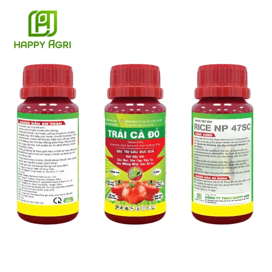 THUỐC TRỪ SÂU RICE NP 47SC HIỆU TRÁI CÀ ĐỎ