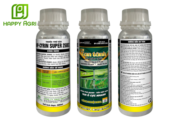 Thuốc Trừ Sâu - NP CYRIN SUPER 250EC - Tan Tành Tuyến Trùng - Sùng Hà - Sâu Hại 500ML