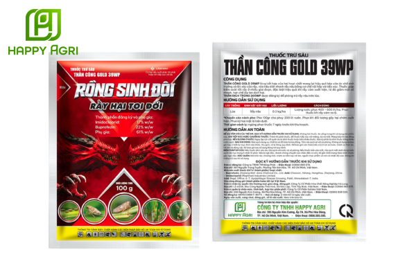 Thông tin chung Thuốc trừ sâu Thần Công Gold 39WP Hiệu Rồng Sinh Đôi