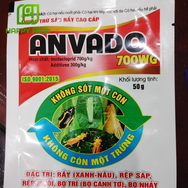 Thuốc trừ sâu rầy Anvado 700WG