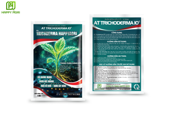 PHÂN BÓN HỮU CƠ - VI SINH AT TRICHODERMA 10⁶ HIỆU TRICODERMA HAPPYAGRI