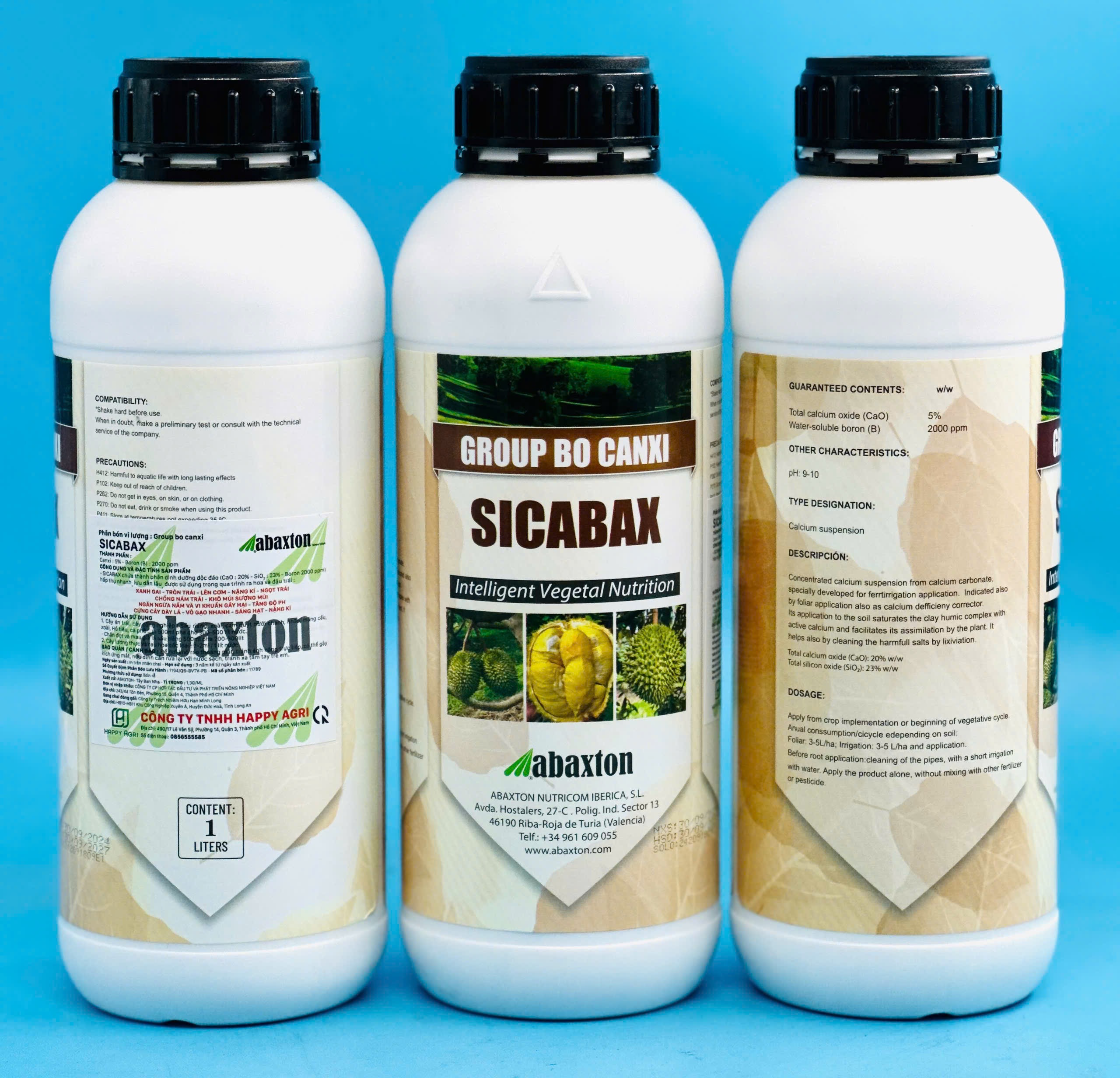 Phân bón vi lượng SICABAX 1 lít