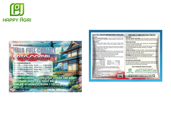 Thông tin Phân bón vi lượng HALO FULL CHALATE – EDTA COMBI 