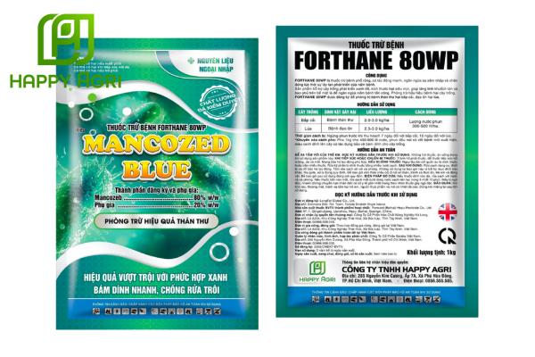 Thuốc trừ bệnh FORTHANE 80WP Hiệu MANCOZEB BLUE