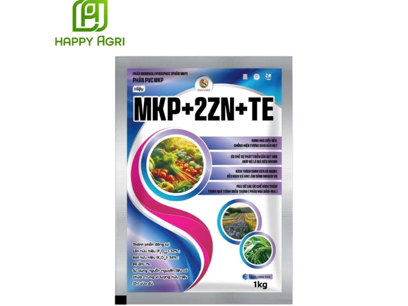 Phân MONOKALI PHOSPHAT cung cấp lân và kali, hỗ trợ ra hoa, đậu quả, phát triển rễ 