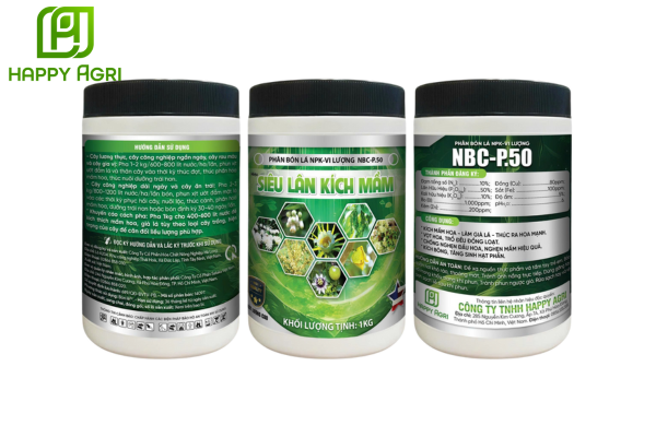 Phân bón lá NBC-P.50 Hiệu SIÊU LÂN KÍCH MẦM