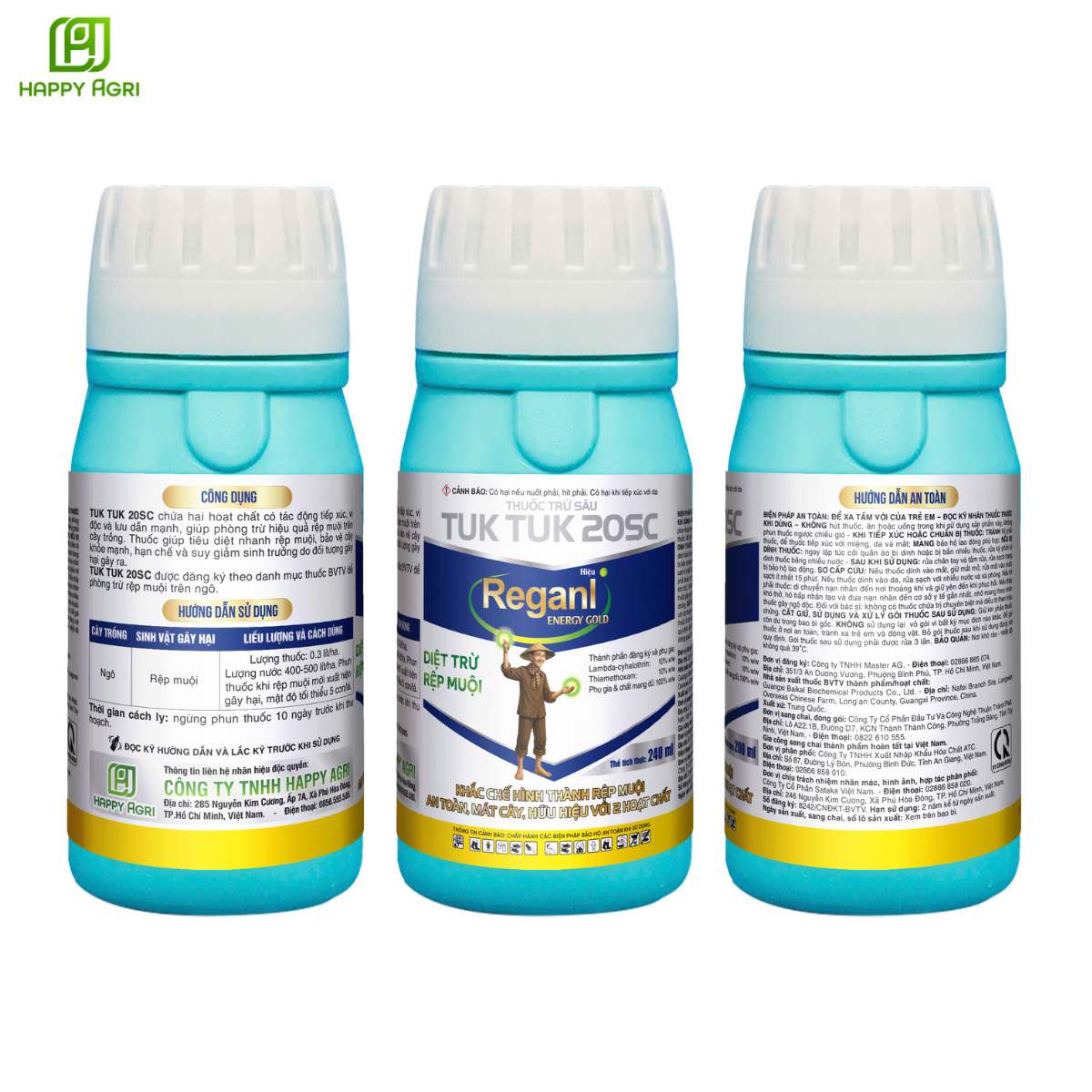 THUỐC TRỪ SÂU TUK TUK 20SC HIỆU REGANL ENERGY GOLD