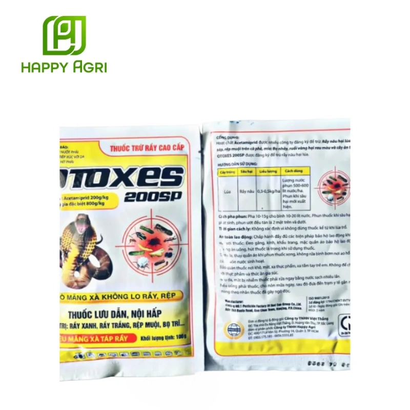 Thuốc đặc trị sâu rầy Otoxes 200SP là lựa chọn tối ưu để kiểm soát sâu đục cuống