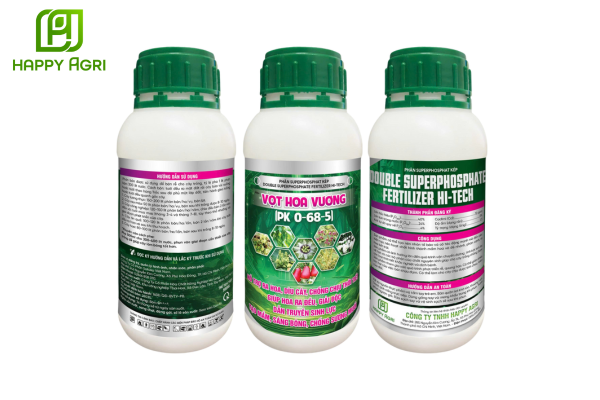 PHÂN SUPERPHOSPHATE KÉP HI-TECH HIỆU VỌT HOA VƯƠNG PK 0-68-5