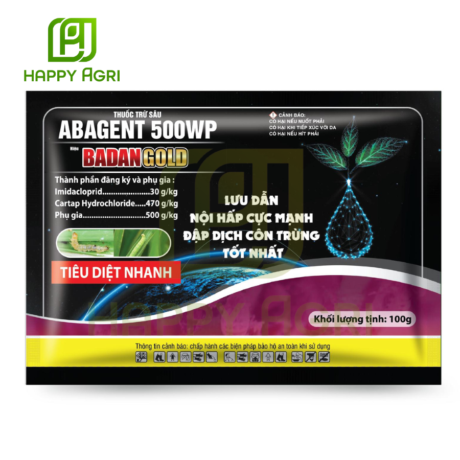 Thuốc Trừ Sâu Abagent 500wp Hiệu Badan Gold