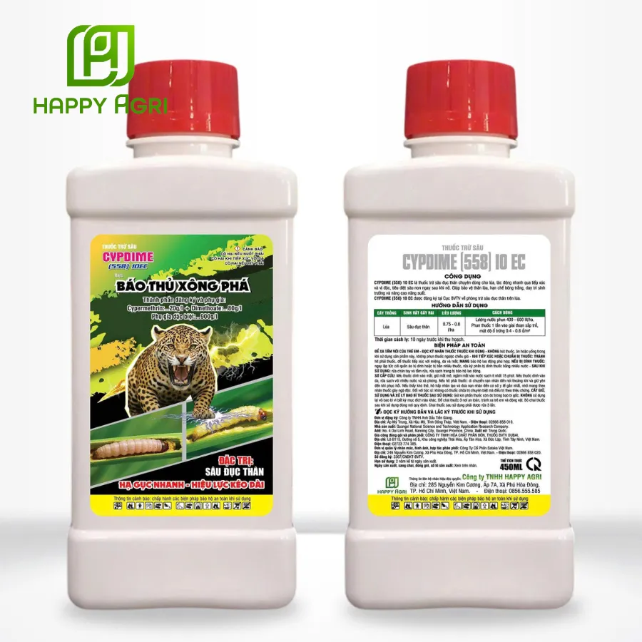 THUỐC TRỪ SÂU CYPDIME (558) 10EC HIỆU BÁO THỦ XÔNG PHÁ